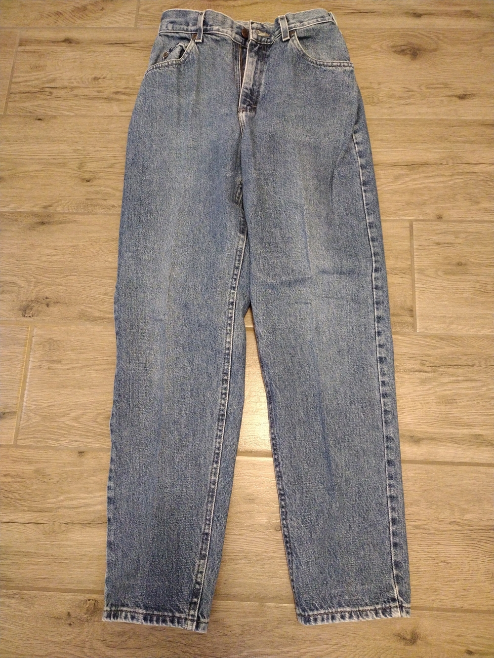 Vintage Lee Original Jeans High Waisted Relaxed Fit Denim